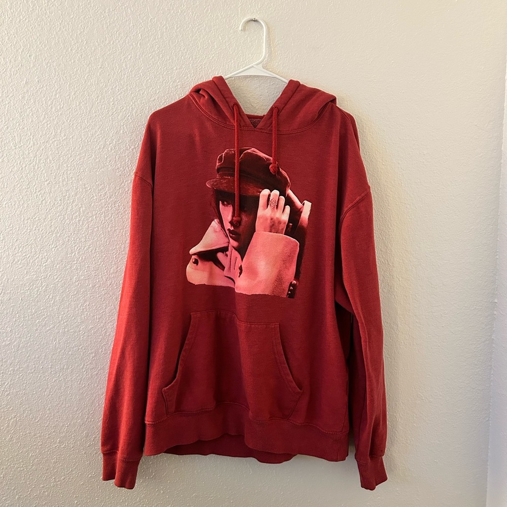 Taylor Swift Red album cover hoodie